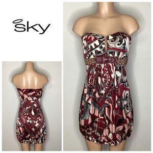 New. SKY silk dress. Large. Retails $174